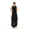 RT No. 9805 FOLDED WIDE STRAIGHT PANTS