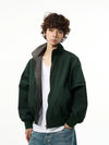 RT No. 11223 STAND COLLAR ZIP-UP BOMBER JK