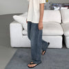 RT No. 7070 BLUE-GRAY WIDE STRAIGHT DENIM JEANS