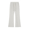 RTK (W) No. 1931 DRAWSTRING MICRO FLARED WIDE DRAPE SWEATPANTS