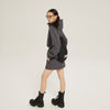 RTK (W) No. 3177 GRAY CROP WINDBREAKER JK & SHORT SKIRT