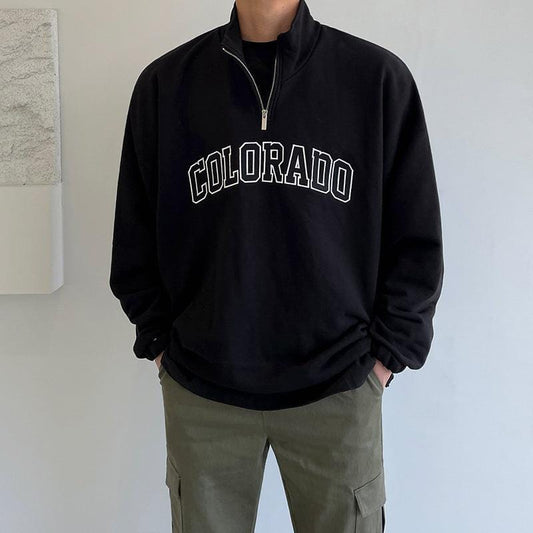 RT No. 4100 HALF ZIP-UP COLORADO TURTLENECK SWEATER