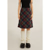 RTK (W) No. 3170 WOOLEN DIAMOND PLAID SKIRT