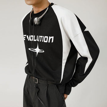 RT No. 6595 TWO TONE STAR LETTERED EVOLUTION LONGSLEEVE