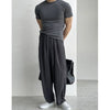 RT No. 9812 PLEATED STRETCH PANTS