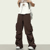 RTK (W) No. 3068 MULTI-POCKET WIDE STRAIGHT SPORT PANTS