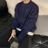 RT No. 3176 NAVY BLUE CREWNECK SWEATER