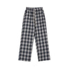 RT No. 3126 DRAWSTRING PLAID PANTS