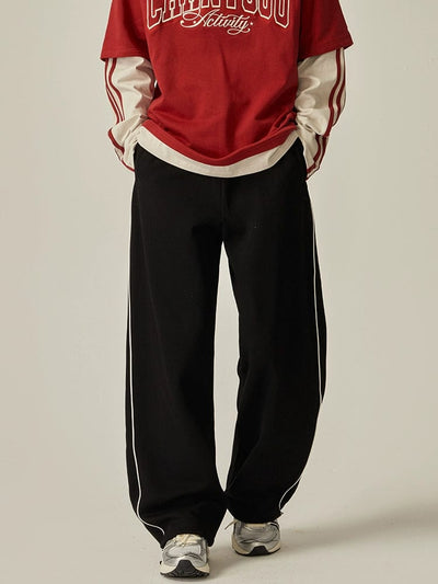 RT No. 11161 STRIPED CASUAL SPORT PANTS