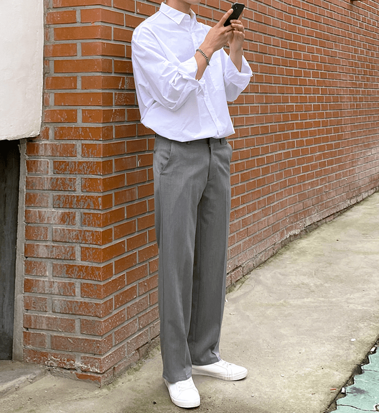 RT No. 4265 WIDE STRAIGHT PANTS