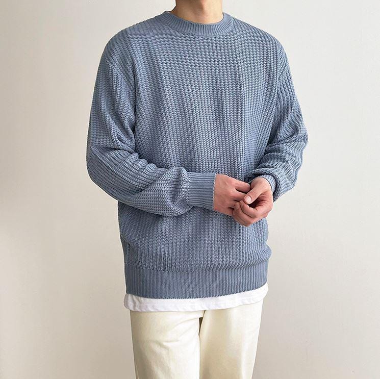 RT No. 5515 KNITTED ROUND NECK SWEATER
